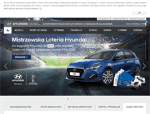 Tablet Screenshot of bednarczyk.hyundai.pl