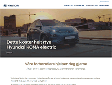 Tablet Screenshot of hyundai.no