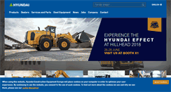 Desktop Screenshot of intermat.hyundai.eu