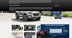 Desktop Screenshot of hyundai.dk