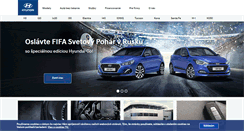 Desktop Screenshot of hyundai.sk