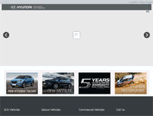 Tablet Screenshot of hyundai.co.ke