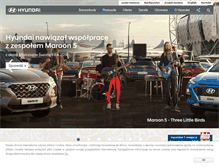 Tablet Screenshot of hyundai.pl