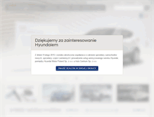 Tablet Screenshot of acrzeszow.hyundai.pl